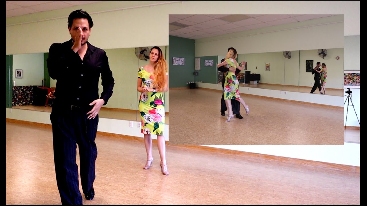 Ten Minute Tango Lesson 3: Sacadas, ice-cream-scoop-leg-wrap, and cuartas.