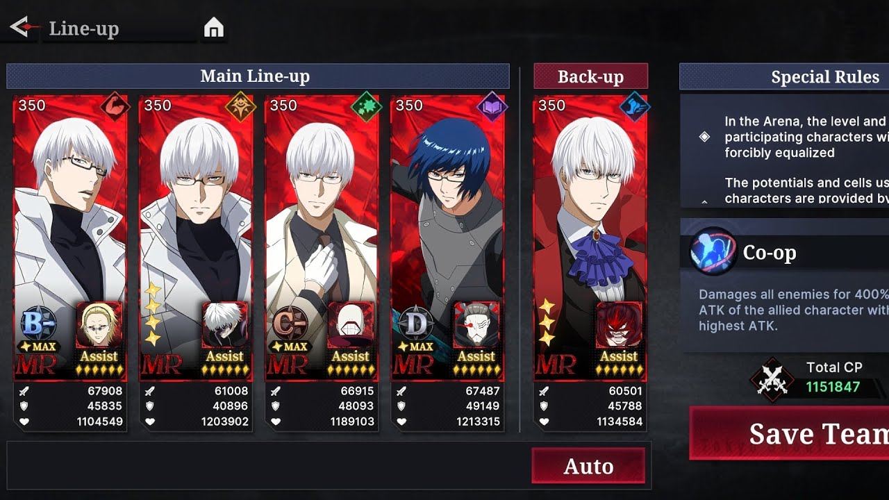 PVP STA With Team Full Arima | Tokyo Ghoul: Break the Chains 