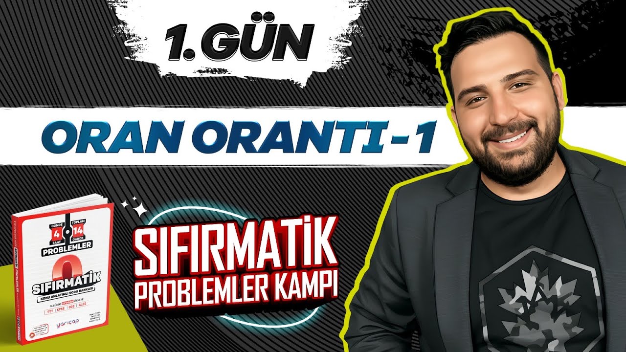 | 1.GÜN Oran Orantı - 1 |  🔶 Problemler Kampı Başlıyor 🔶 #problemler #tytmatematik #kpssmatematik