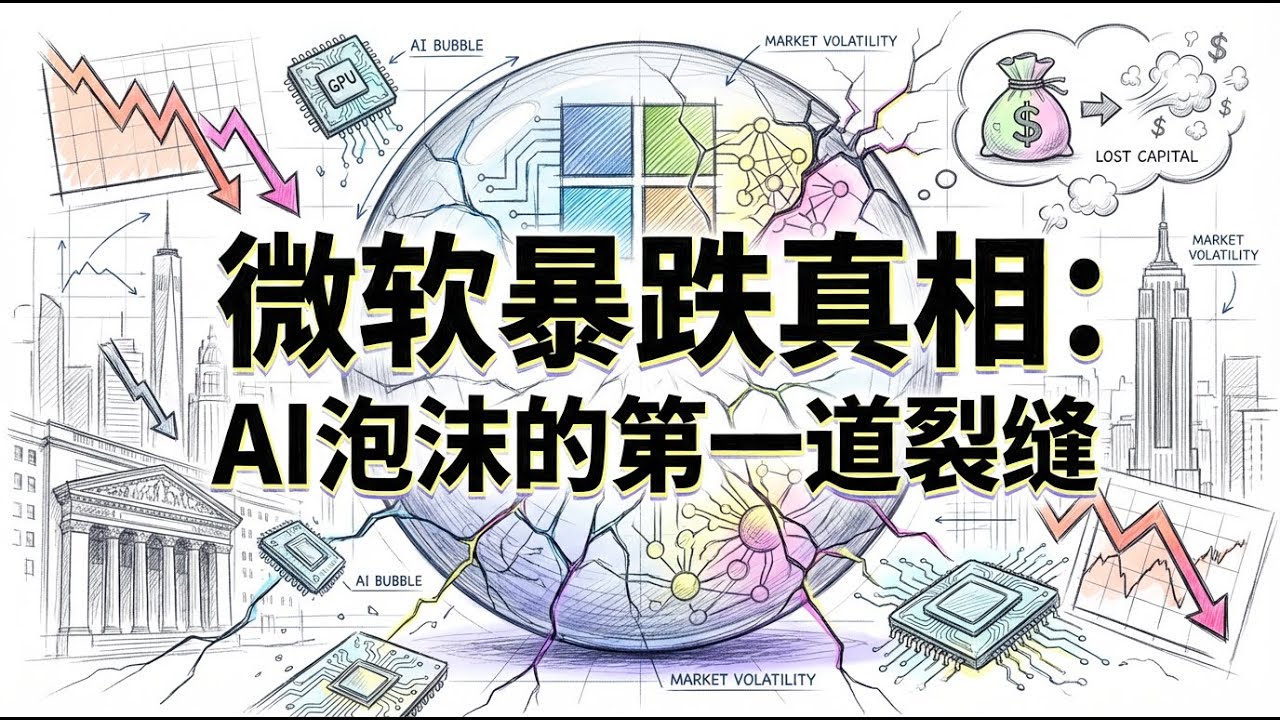 微软暴跌真相 | 揭秘华尔街Gamma暗杀局 | AI泡沫的第一道裂缝