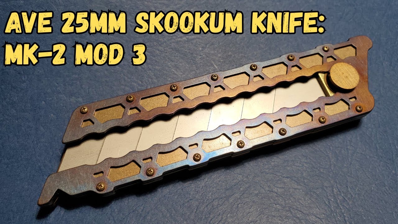 AVE Knife, 2nd gen, First look, Assembly and Mods.