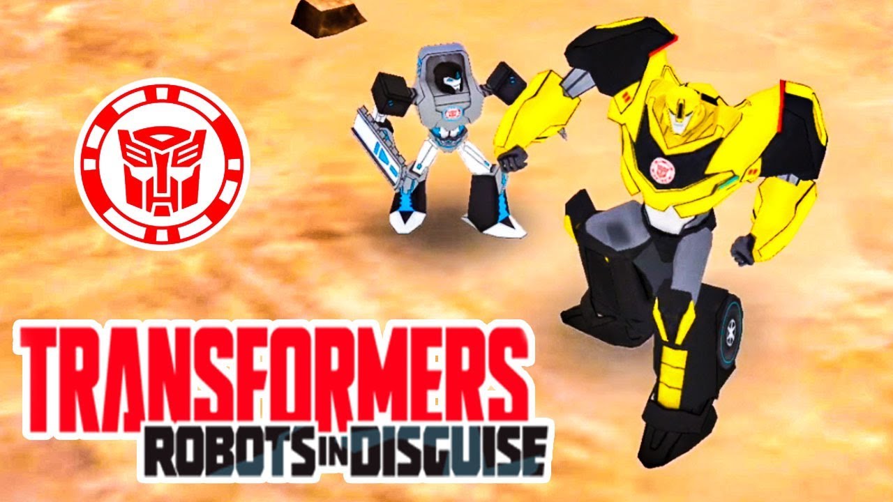 NEW Transformers Robots In Disguise Gameplay Episode 1 Bumblebee Mini-Con Chainstorm Videos For Kids