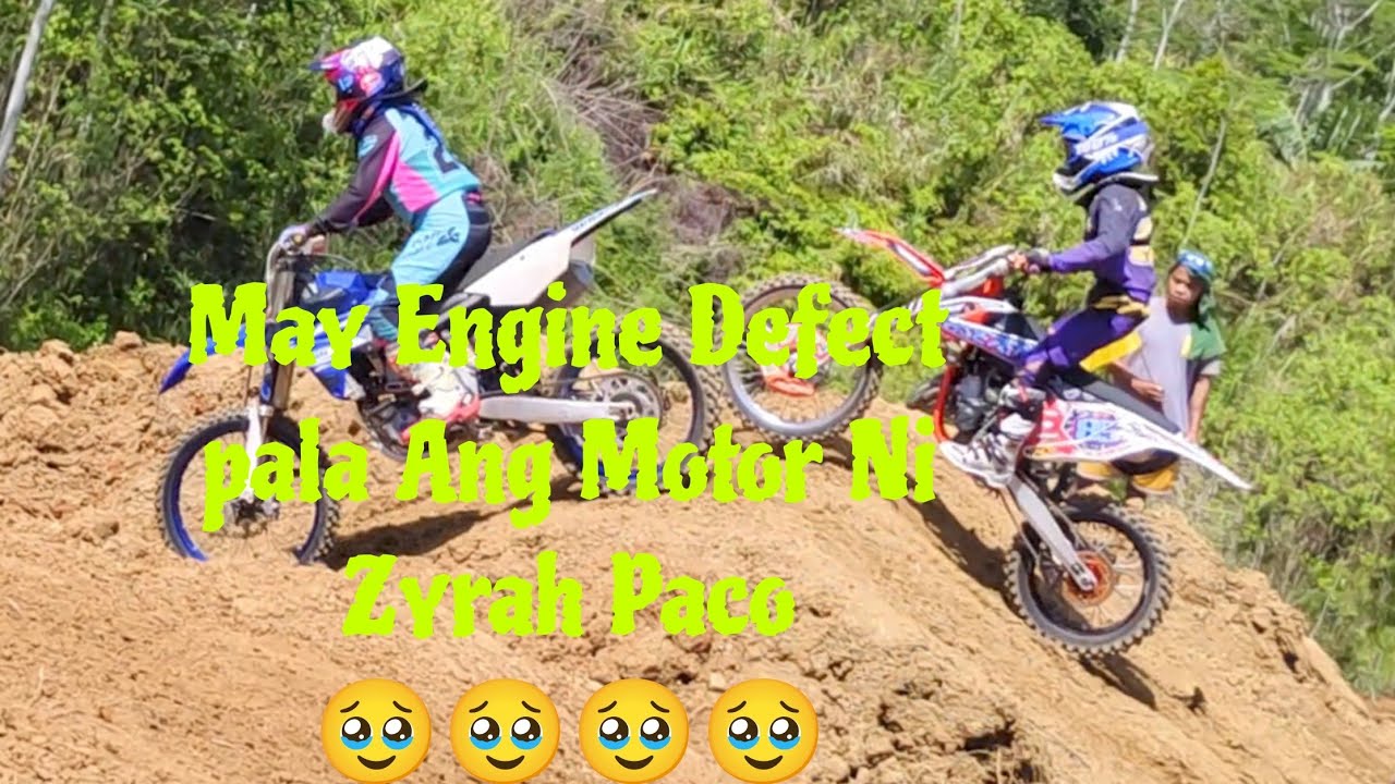 Zyrah Paco Pinilit Niya na maglaro Kahit May Engine Defect Ang Motor Niya🥹🥹🥹