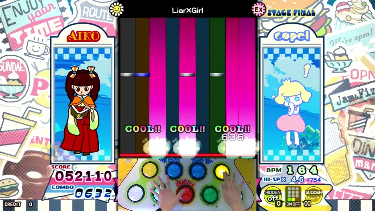 Liar×Girl (EX/Lv.46) [Pop'n Music]