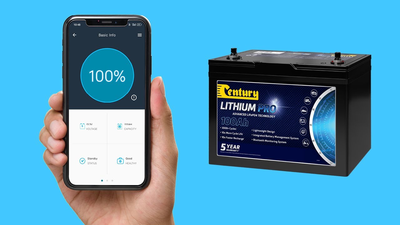 Understanding and using the Century Lithium Pro App - Android and iOS