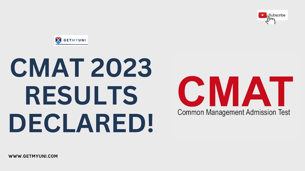 CMAT Results 2023 Declared!| How To Download CMAT Results 2023?| CMAT 2023| GetMyUni #cmat2023