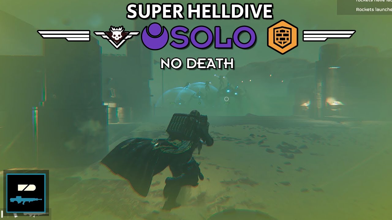 Helldivers 2 - Evacuate High-Value Assets (Super Helldive Solo / No Death)