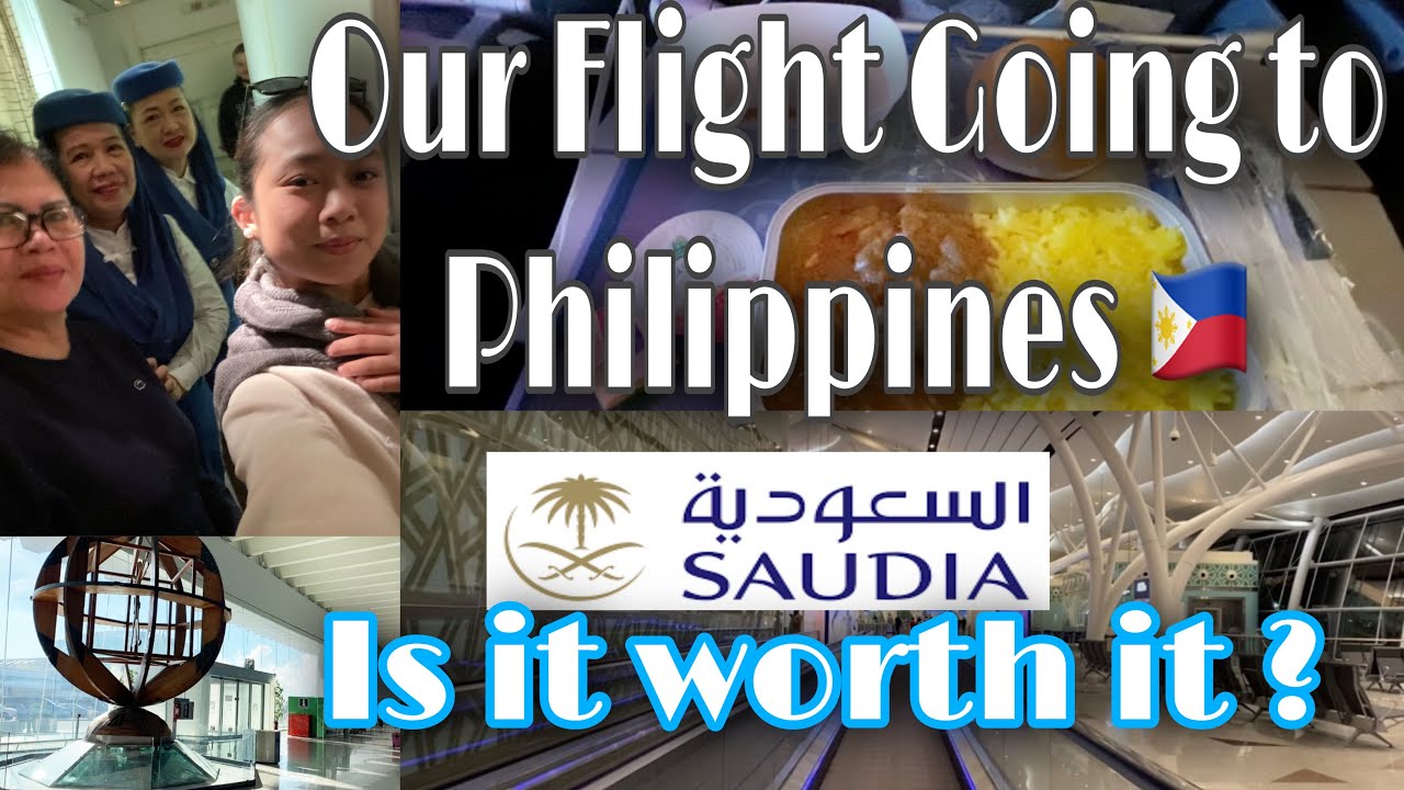 Our Flight to Philippines ( Saudia Airlines ) Is it worth it ? ✨
