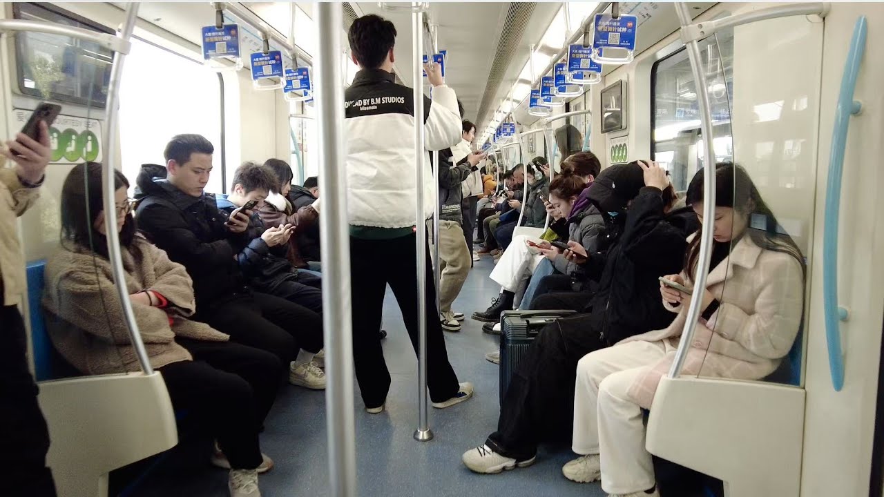 中国上海地铁记录，支付宝扫码支付，中国交通便捷，4K | China Shanghai subway , Alipay  payment, shanghai railway