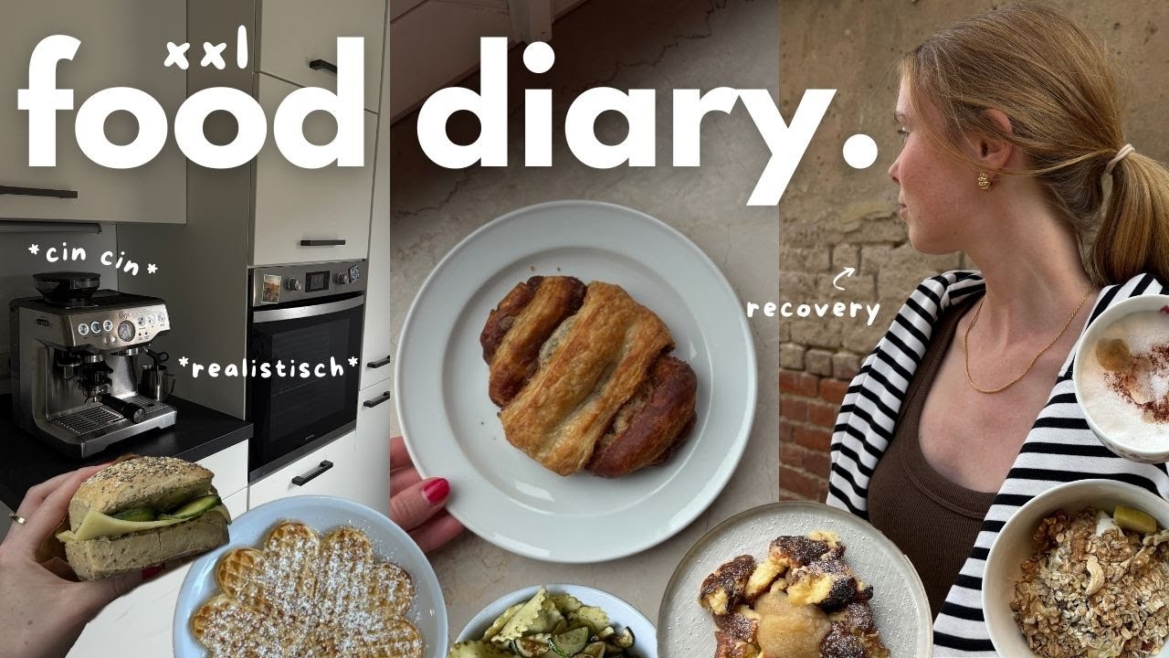 SO esse ich nach der klinik 🥞🍝🤎  xxl food diary + verbringe eine *realistitsche* woche mit mir