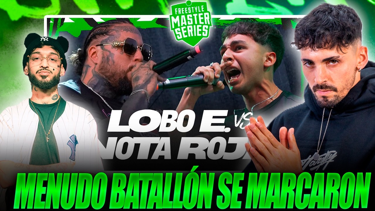 LOBO E. VS NOTA ROJA🤯🔥MENUDO BATALLÓN SE MARCARON ESTOS DOS , DE LO MEJOR🤯🔥  REACCIÓN FMS MÉXICO J4