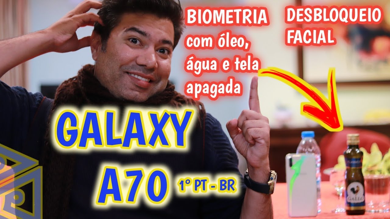 Samsung GALAXY A70 |  Desbloqueios DIGITAL e FACIAL | Dúvidas