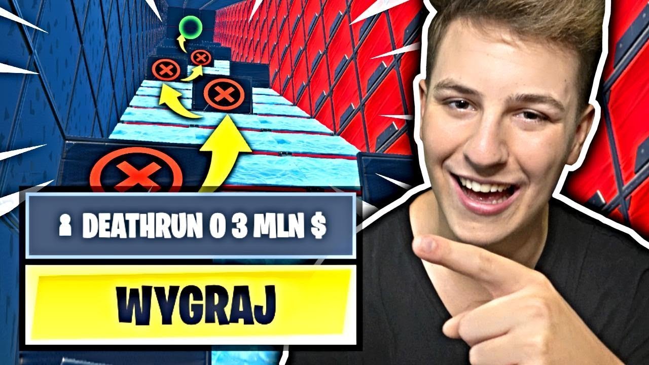 DEATHRUN O 3 MILIONY DOLAR&Oacute;W W FORTNITE! JACOB