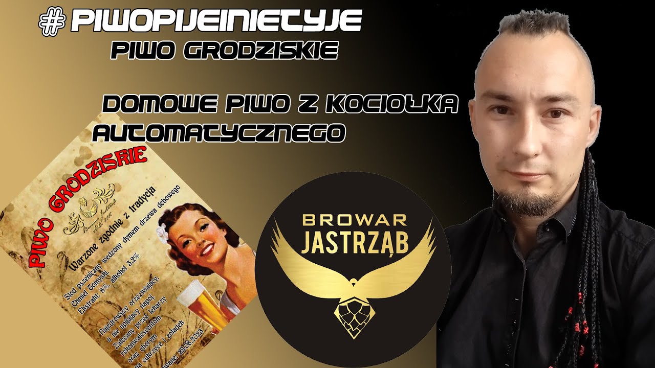 Moje domowe Piwo Grodziskie. Degustacja piwa z kociołka automatycznego.