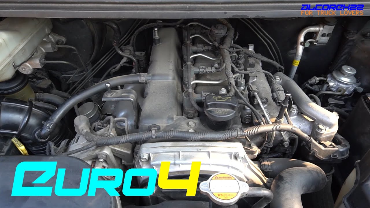 Hyundai D4CB Euro4 Engine View