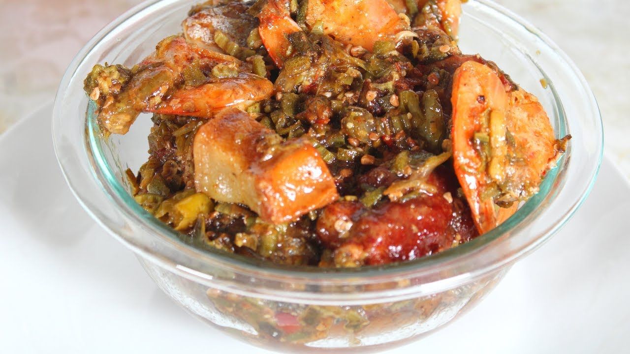 HOW TO MAKE SPICY LIBERIAN FRY OKRA
