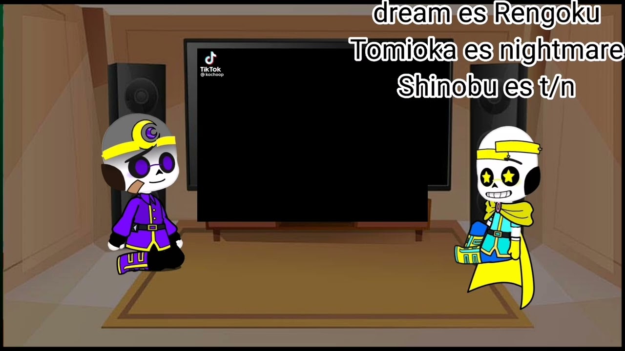 DREAMTALE reaccionan a t/n 1/1