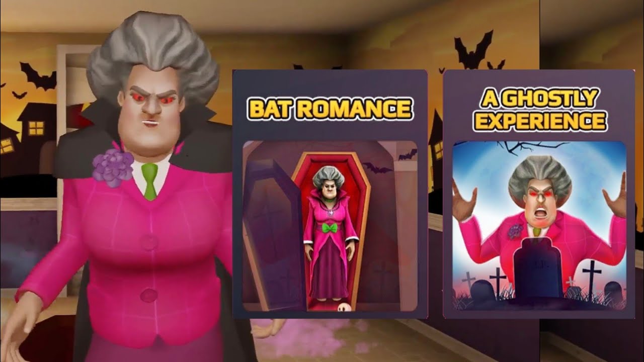 Scary Teacher 3D Bat Romance & A Ghostly Experience