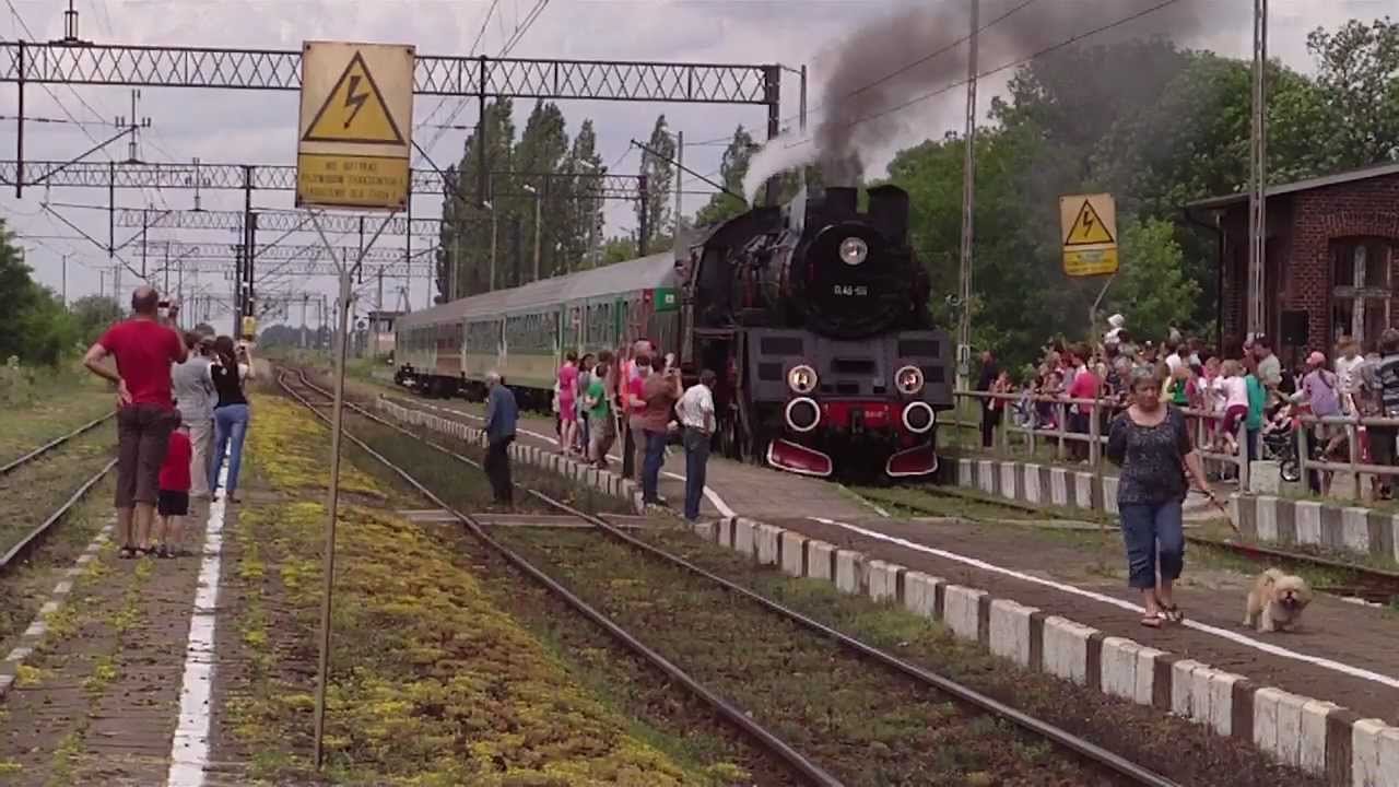 Ol49-69 z pociągiem ,,Ziemianin