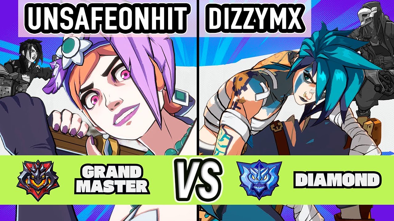 2XKO ▰ UnsafeonHit (Vi / Jinx) vs DizzyMX (Vi / Ekko) ▰ High Level Gameplay