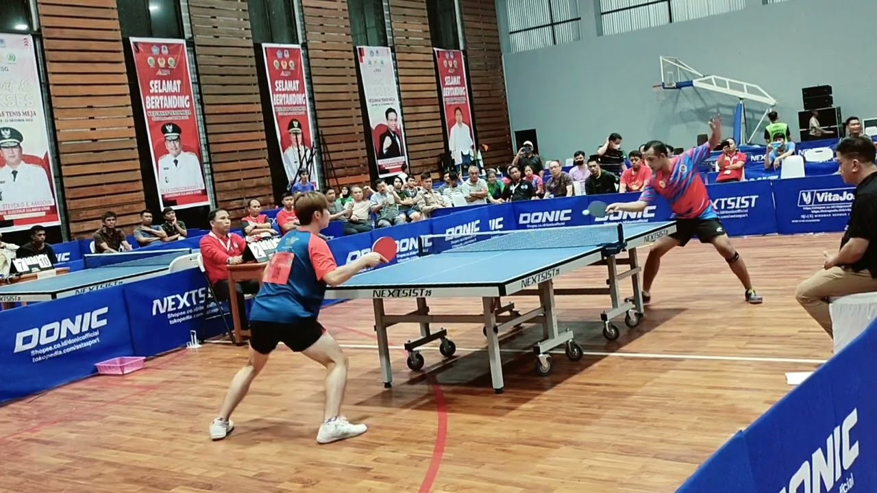 Final Tunggal Putra Kejurnas 2022 di Manado. Vicky S, Jatim vs Benyamin, DKI