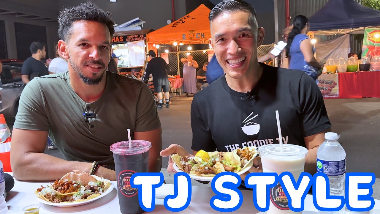 AMAZING Mexican Street Food In Santa Ana. Tacos Heaven! | Little TJ - Orange County Food Review