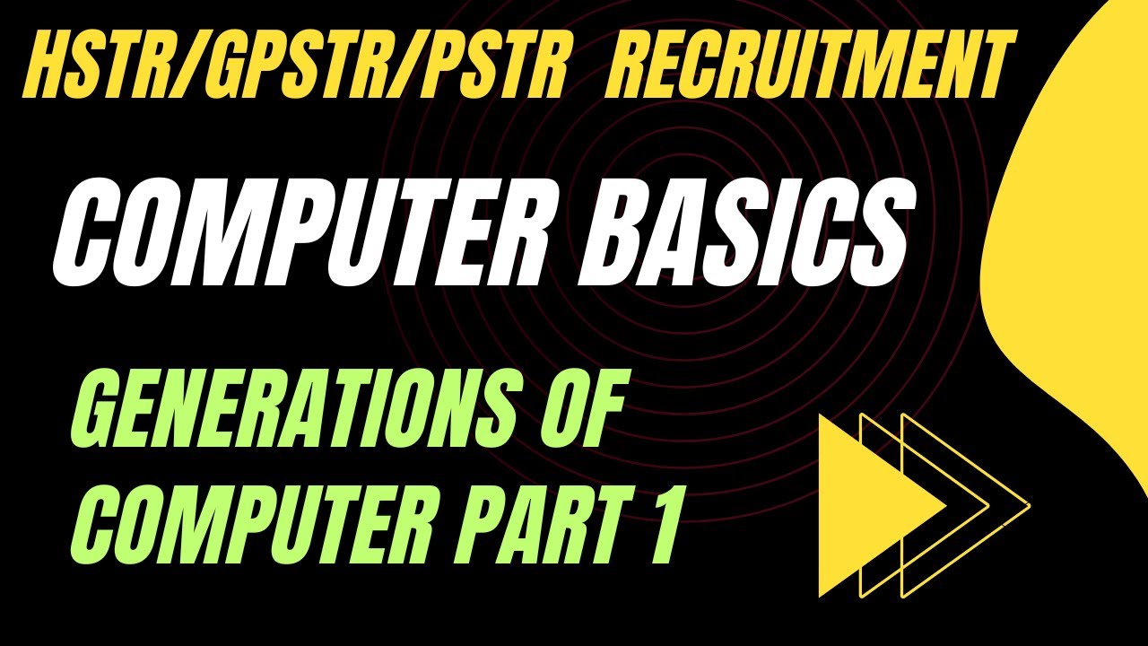 HSTR/GPSTR/PSTR/CTET/KARTET EXAM PREPARATION: BASIC COMPUTER PART 2