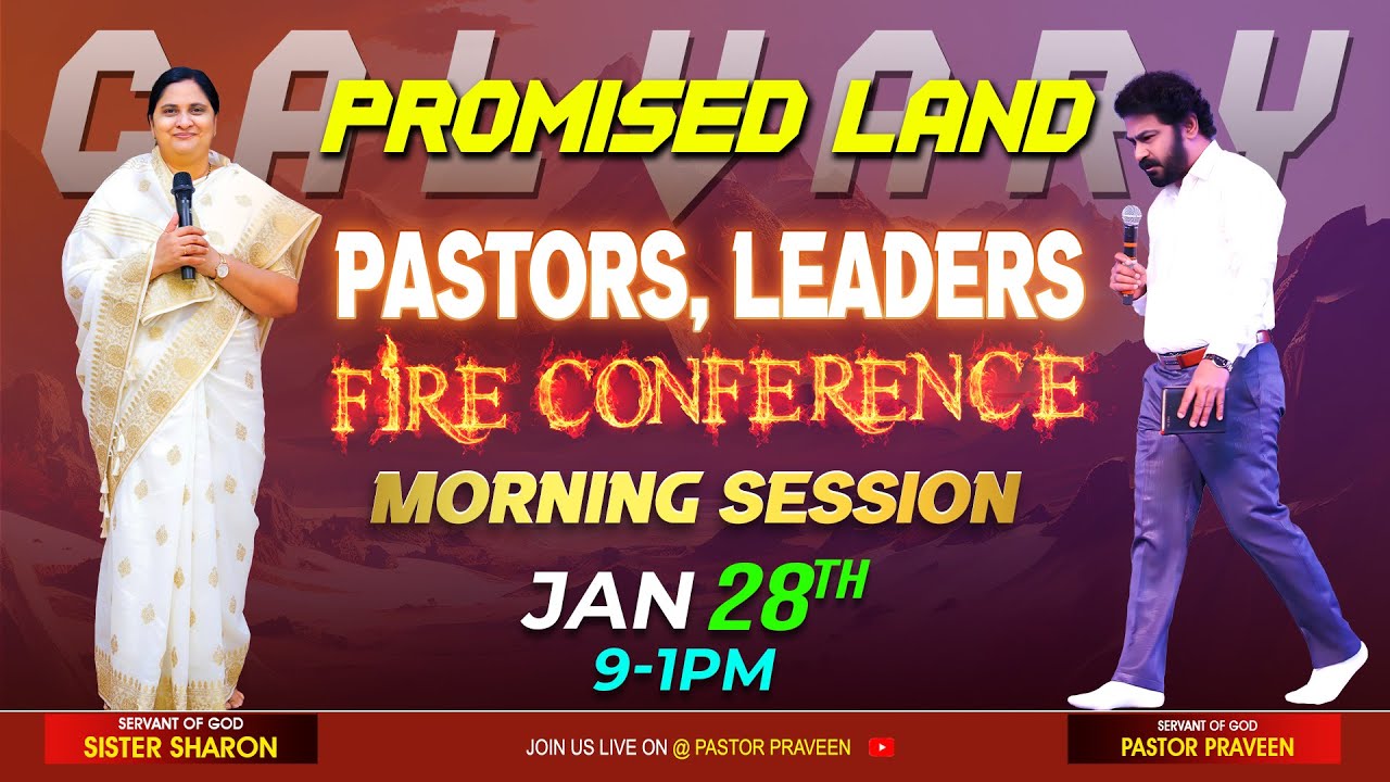 PASTORS, LEADERS Fire Conference || Morning Session || 28/01/2026 #pastorpraveen #calvaryministries