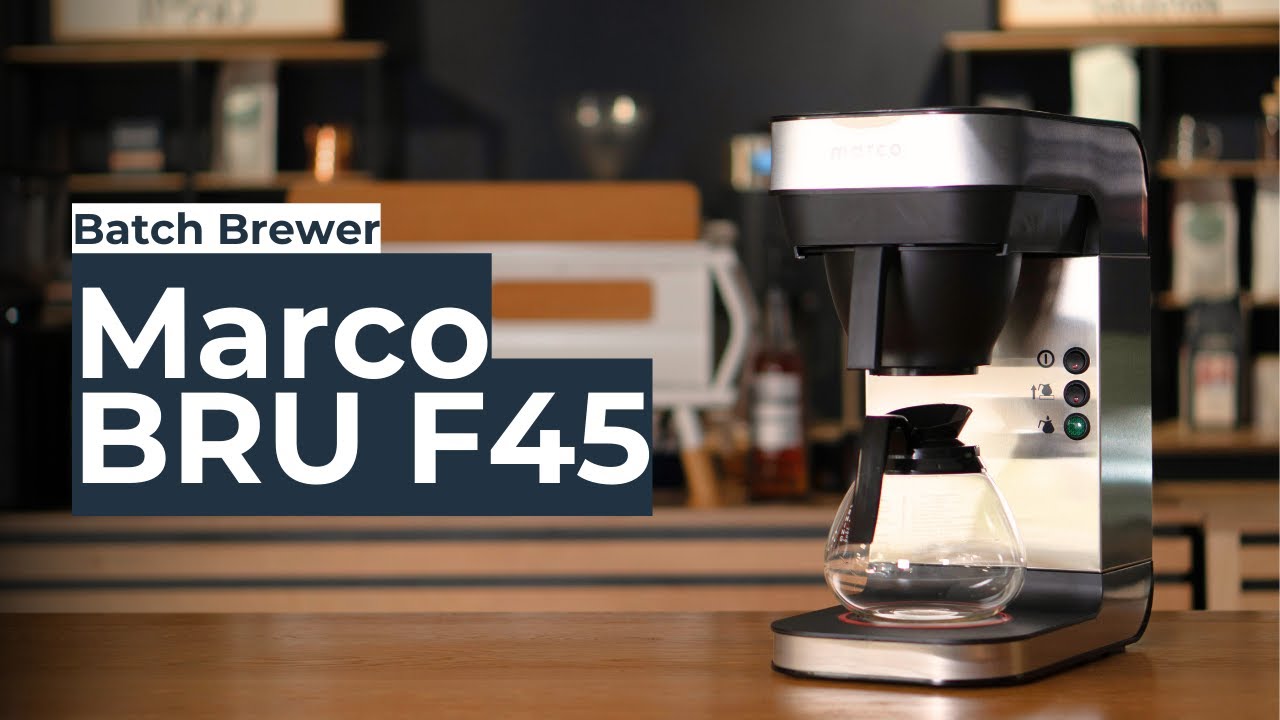 Filter Coffee with the Marco BRU F45 Batch Brewer