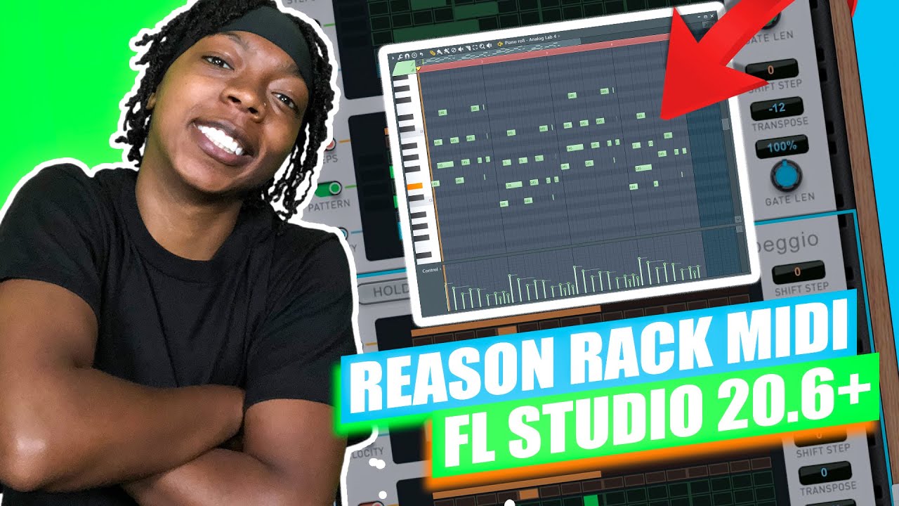 Get Midi From Reason Rack Plugin * Midi Out * | FL Studio