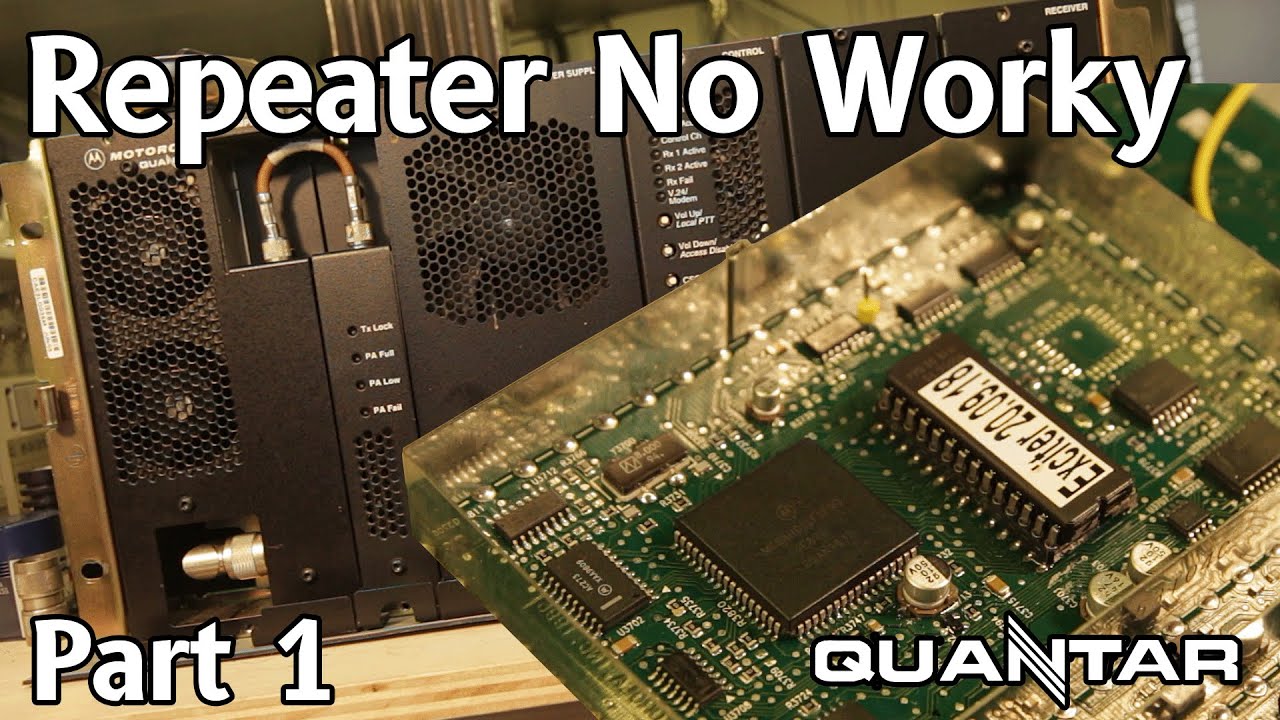 Motorola Quantar Exciter Repair Part 1 - Station Overview and Troubleshooting