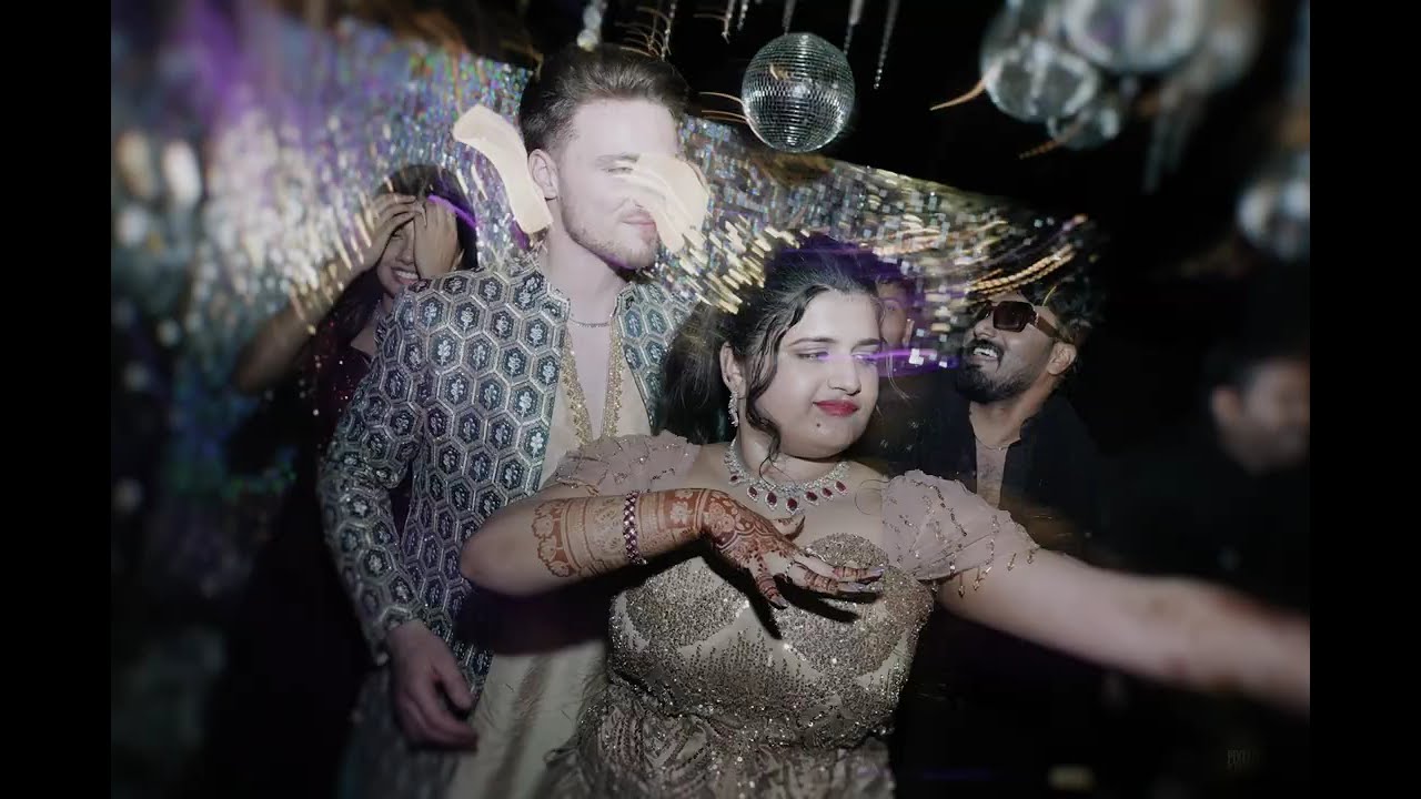 The Moonlight Disco 🪩 Sangeet Night of Gayathri & Jacob #fromkeralatokingdom