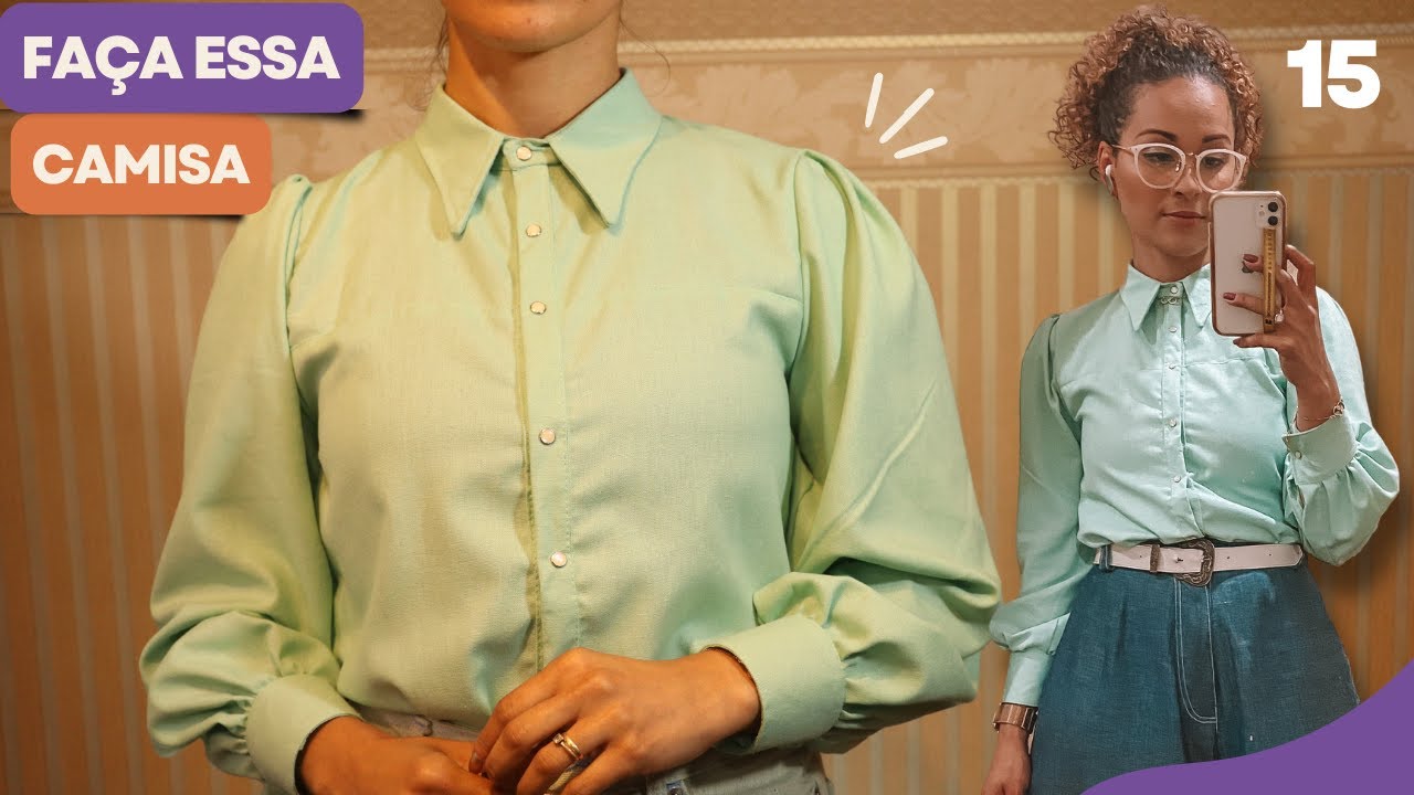 Camisa Social Feminina Chiqu&eacute;rrima Dayse Costa