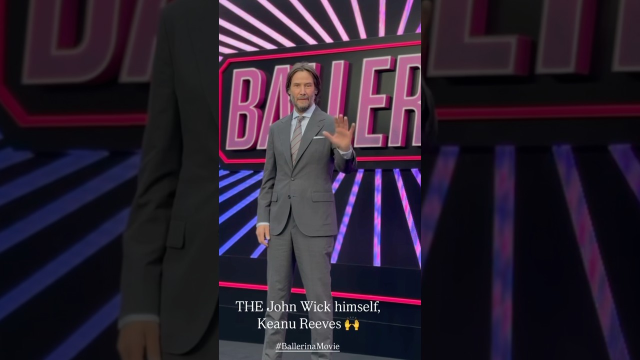 John Wick is in London for the Ballerina Premiere!