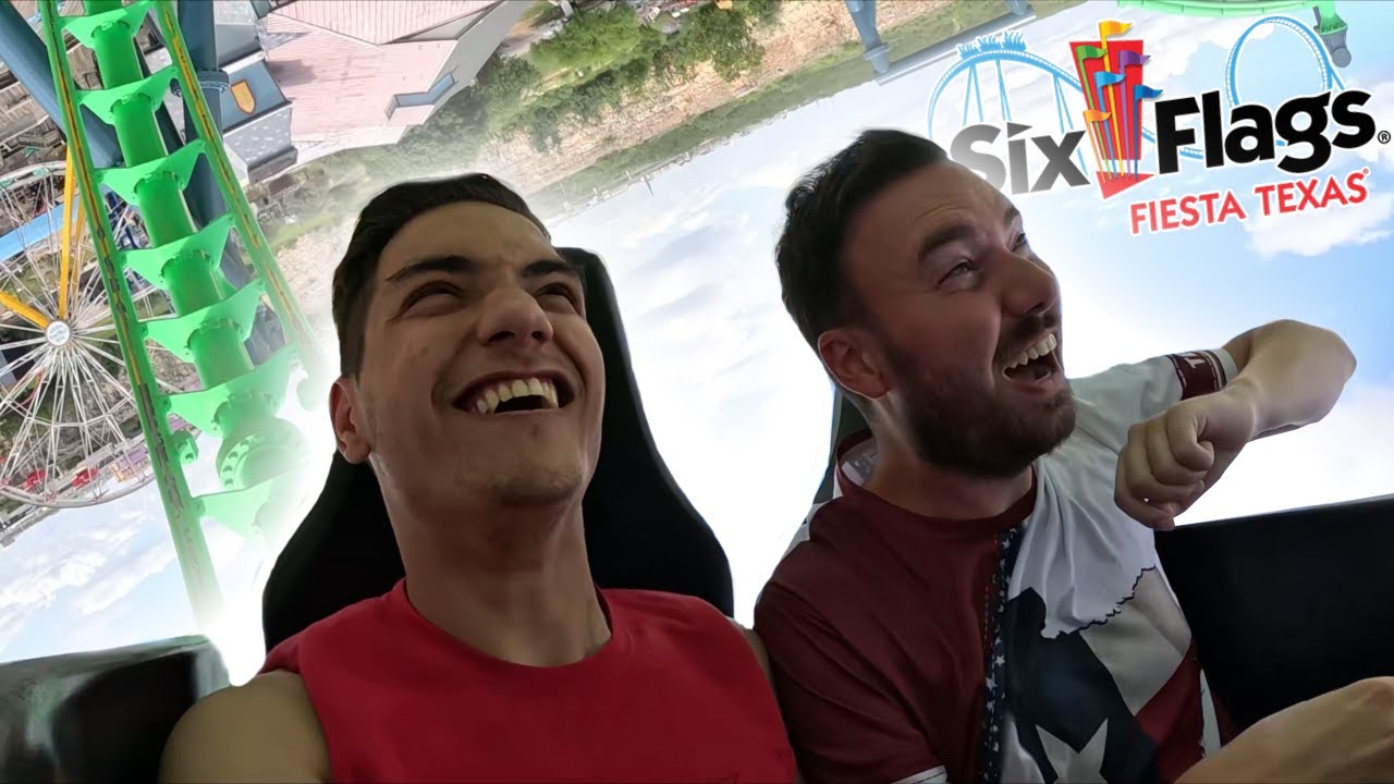 SIXFLAGS FIESTA TEXAS VLOG - MOOISTE SIXFLAGS PARK TER WERELD?! | SINGLE RAIL COASTER