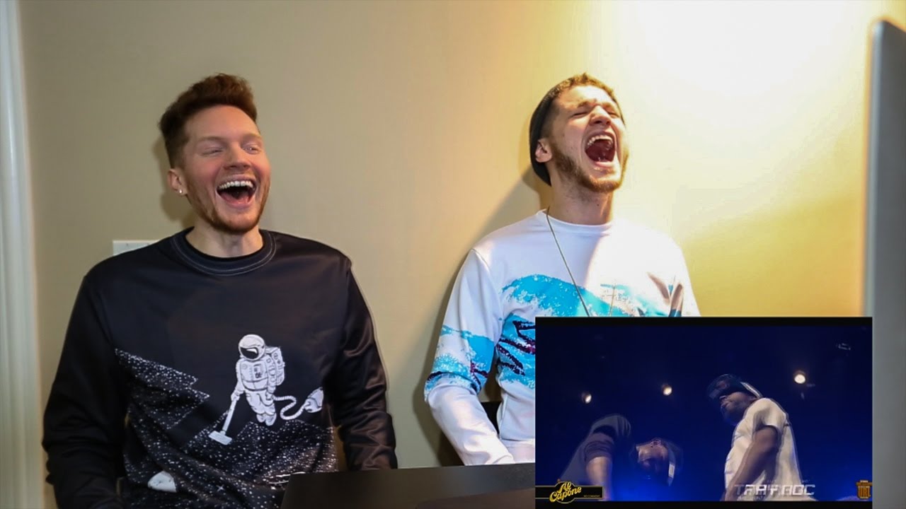 MANIAC AND HITCH REACTION! RAP BATTLE (Tay Roc vs Rum Nitty)