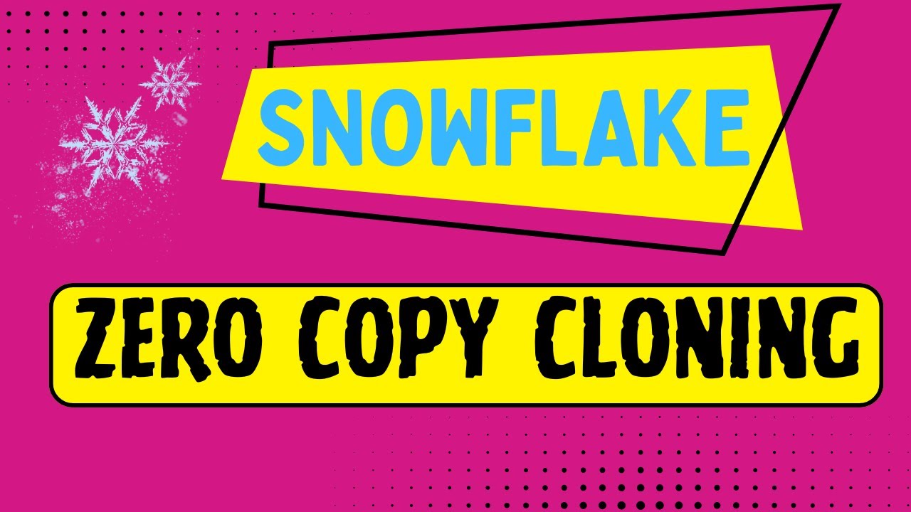 What is Zero Copy Cloning in Snowflake?