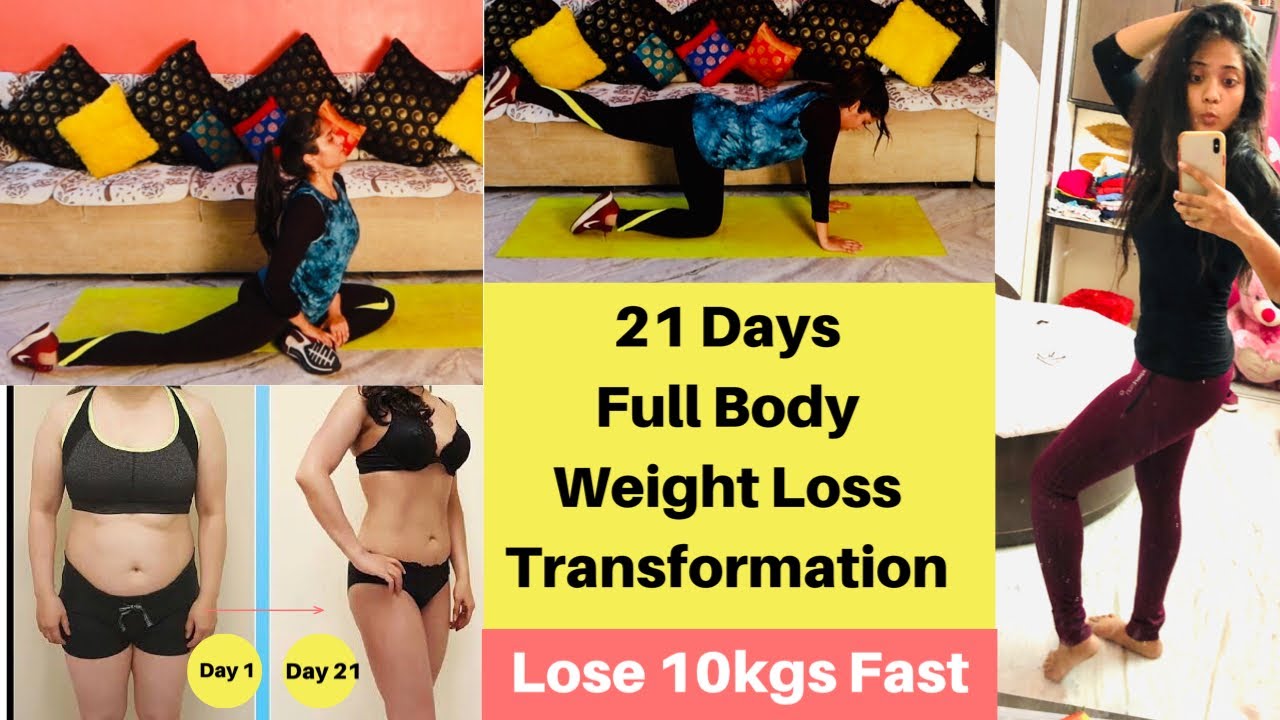 21 Days Full Body Transformation Challenge |Weight Loss At home |Full Body Workout |Somya Luhadia