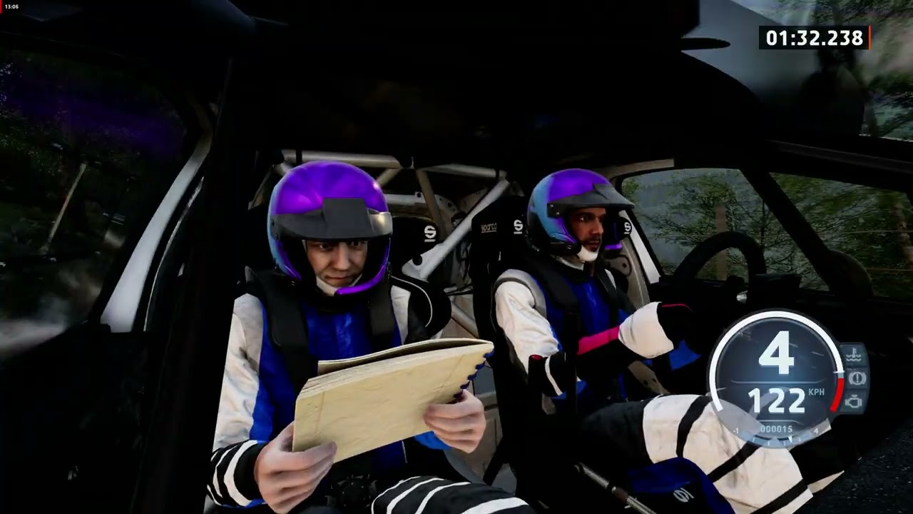 EA Sports WRC 24 2026 02 07 Citröen WRC 2 Central europe one 15km stage dry,Cockpit view,PC 4K.
