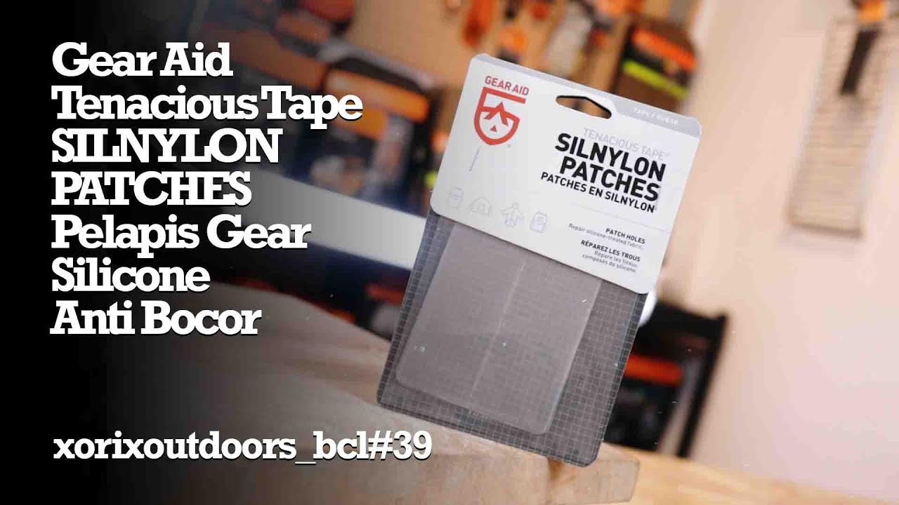 Gear Aid Tenacious Tape Silnylon Patches Pelapis Gear Silicone Anti Bocor - xorixoutdoor_bcl