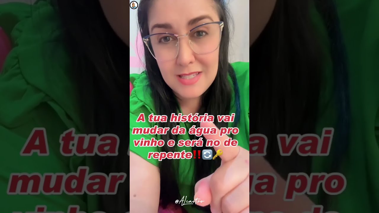 A TUA HISTÓRIA VAI MUDAR DA ÁGUA PRO VINHO‼️
