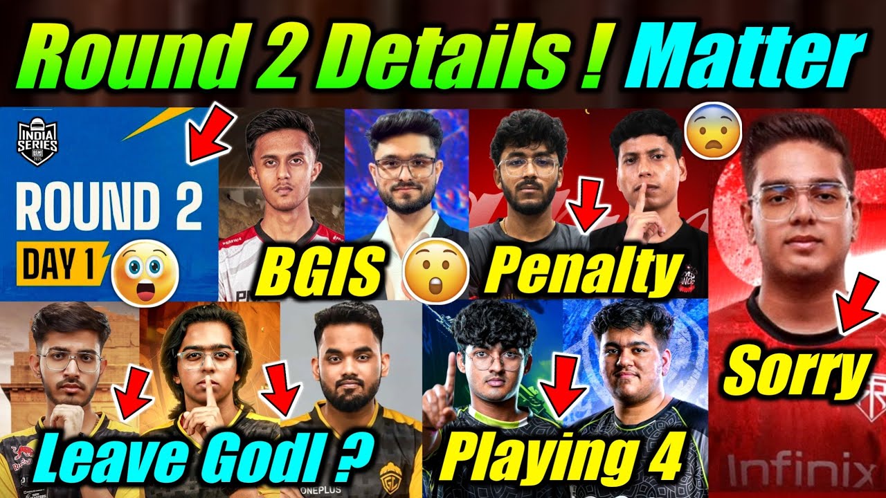 BGIS Round 2 Teams ? 😮 Hydro Sorry, Spower Admino Leave Godl ? 😳  Ayogi Reply, Sensei News 