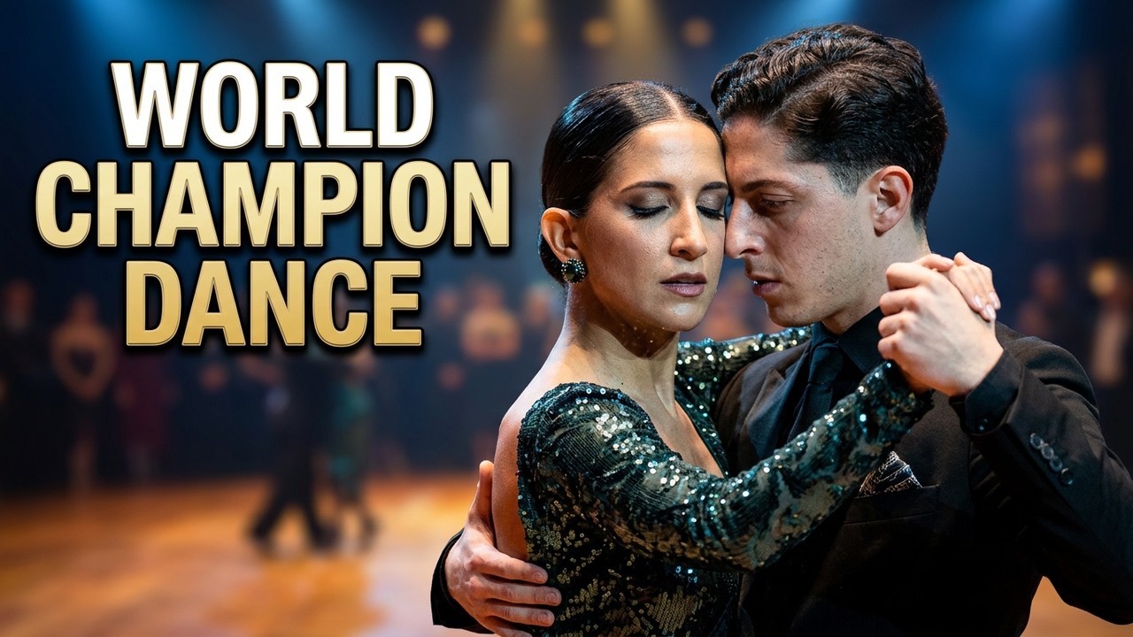 Campeones del Mundo de tango pista 2026: el baile Lucas Gauto, Naima Gerasopoulou