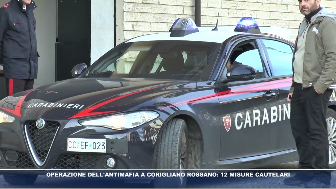 Operazione dell'Antimafia a Corigliano Rossano: 12 misure cautelari