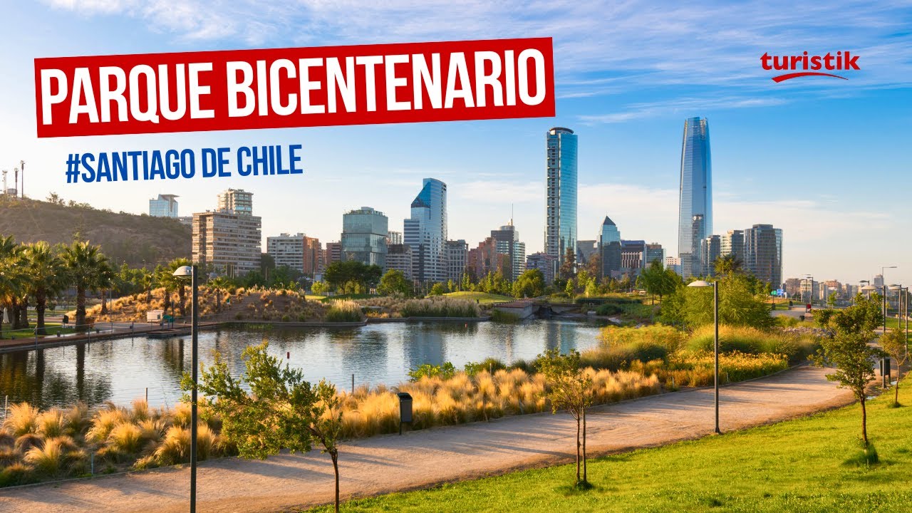 Parque Bicentenario: Um dos parques mais lindos para conhecer em Santiago do Chile.