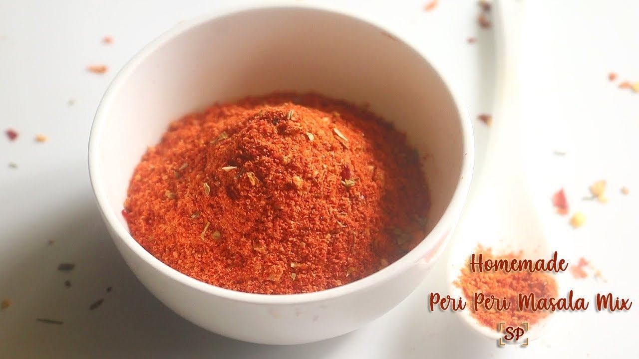 😍Homemade Peri Peri😋masala powder in home🏡 #youtube #recipe #masala #periperi #powder #making #home 