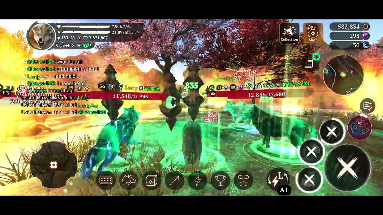 I just lvl up to lvl 59!!! ❤ (the wolf) Enjoy vid
