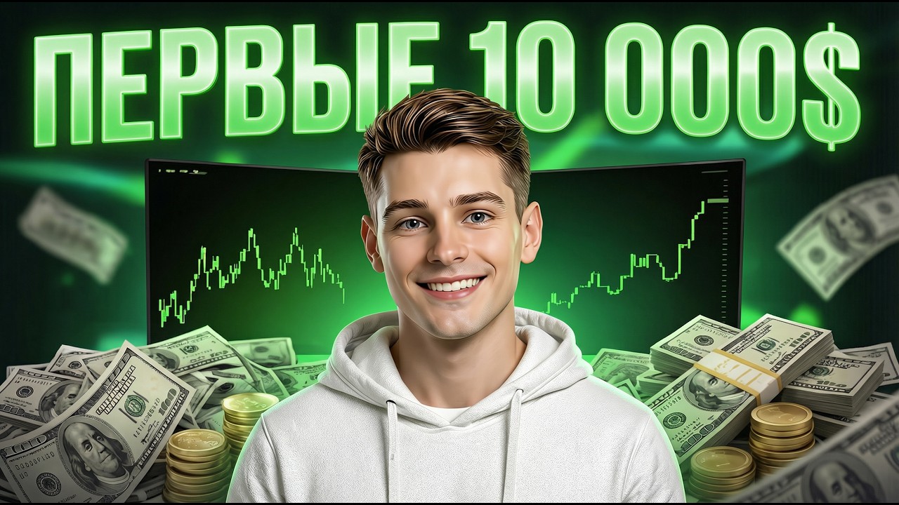 Как ЗАРАБОТАТЬ первые свой 10 000$ в ТРЕЙДИНГЕ   Стратегия которая реально работает на Pocket