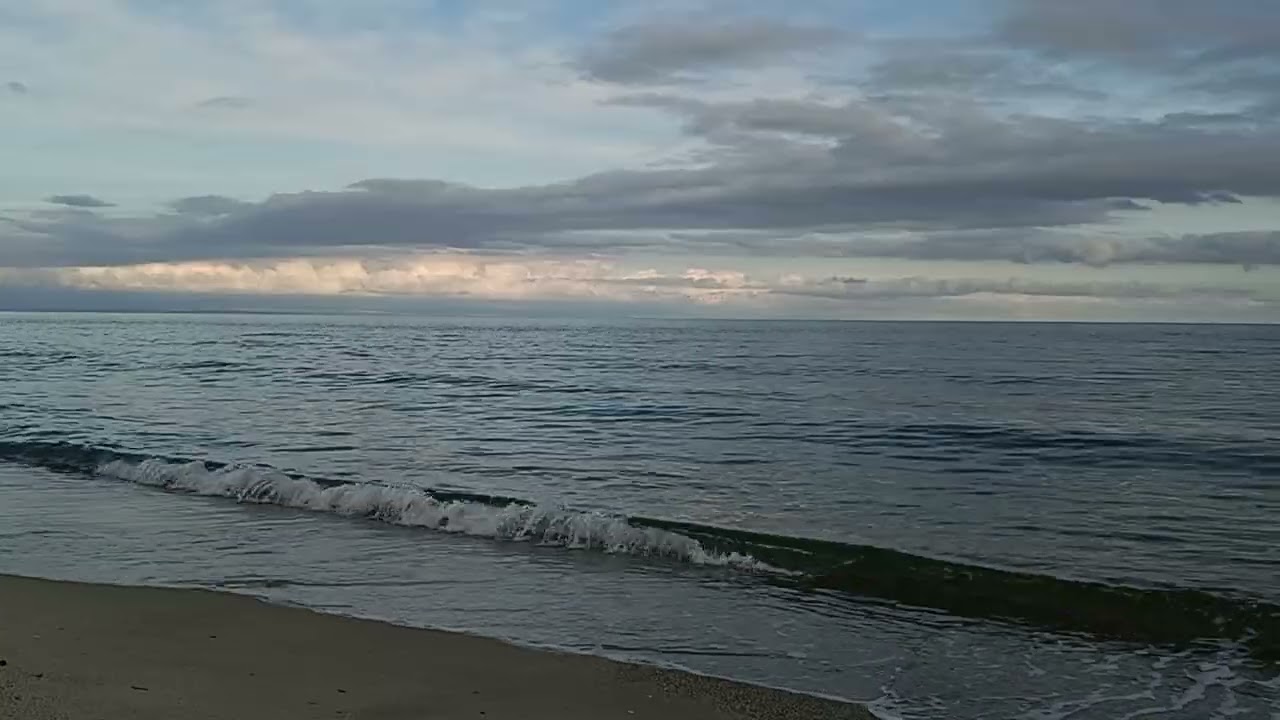Winter Sea Before Sunset 🌊 | 1 Hour Static View | Paralia Katerini | Feb 11, 2026