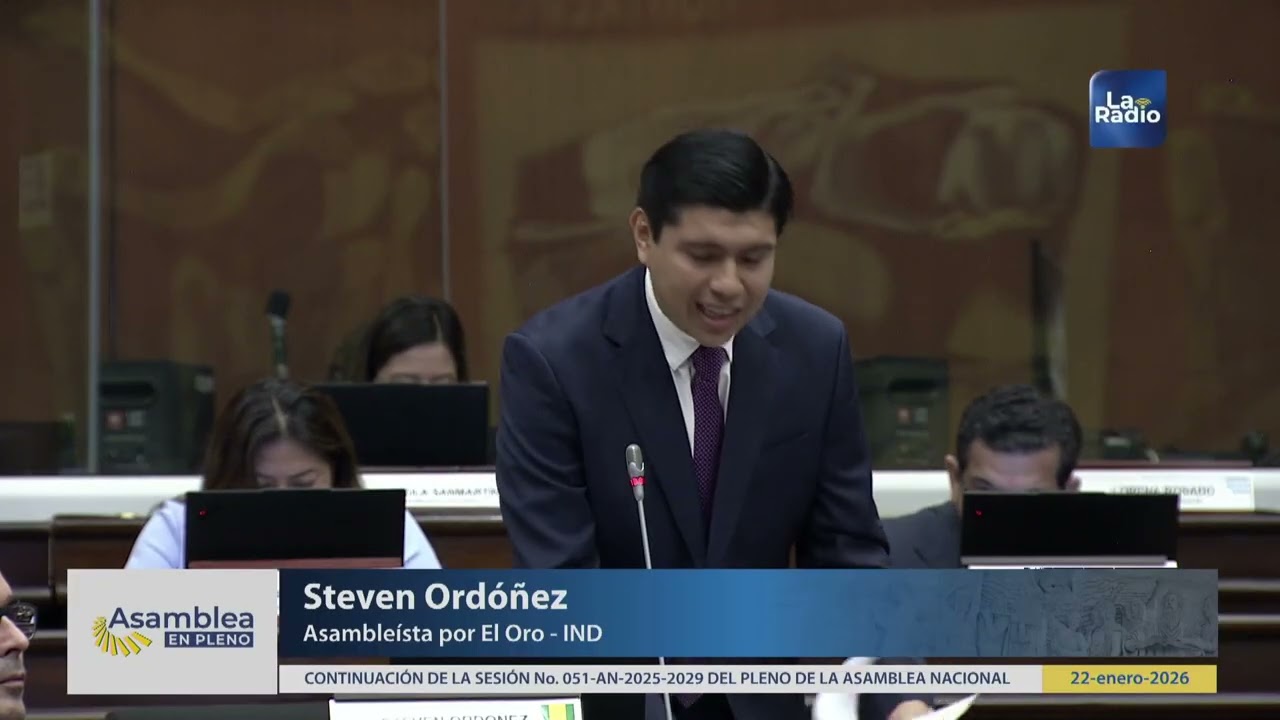 Asambleísta Steven Ordóñez - Sesión 051